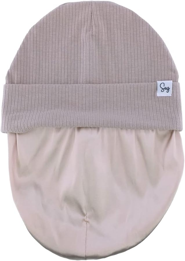 Jersey Beanie Hat for Newborn Baby Boys Girls Silky Satin Lined Hats Bonnet - Image 5