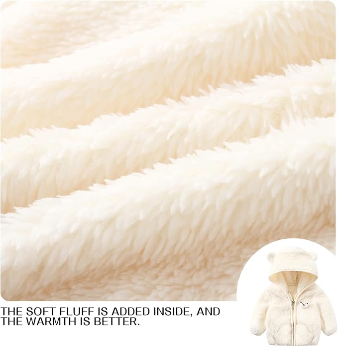 Baby Boy Fleece Jacket Girl Winer Clothes Coat - Image 6