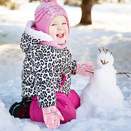 Sarfel Toddler Mittens Waterproof Toddler Gloves Baby Winter Mittens Toddler - Image 3