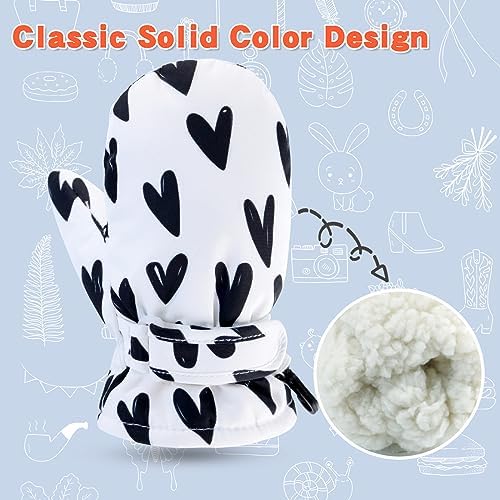 BAVST Toddler Waterproof Mittens Fleece Lined Baby Boys Girls Winter Warm Glove - Image 3