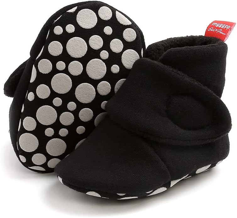 Baby Booties Cozy Fleece Slippers Soft Baby Shoes - Image 4