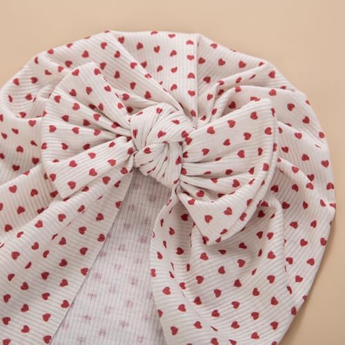Baby Girls Hair Bow Knot Turban Hat Newborn Hospital Hats Infant Toddler Head - Image 4