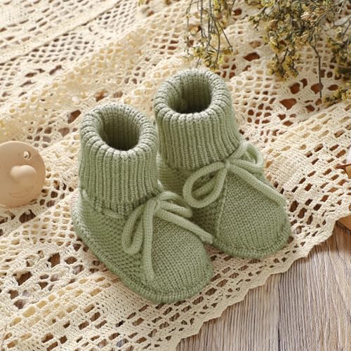 mimixiong Baby Booties Newborn Warm Infant Sock Baby Shoes - Image 4