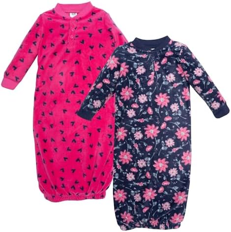 Hudson Baby Unisex Baby Fleece Gowns by HudsonBaby