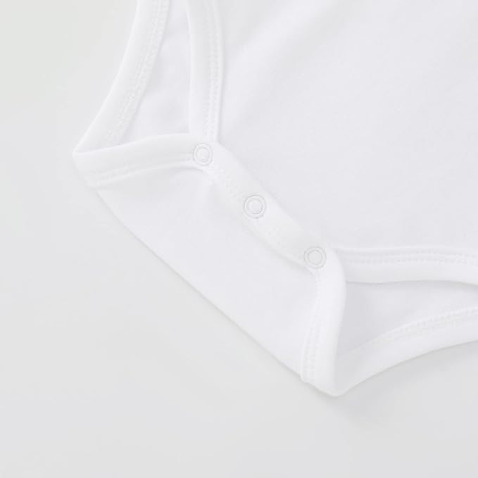 pureborn Baby Romper Bodysuits 2-Pack Unisex Soft Cotton One-Piece Outfit - Image 6