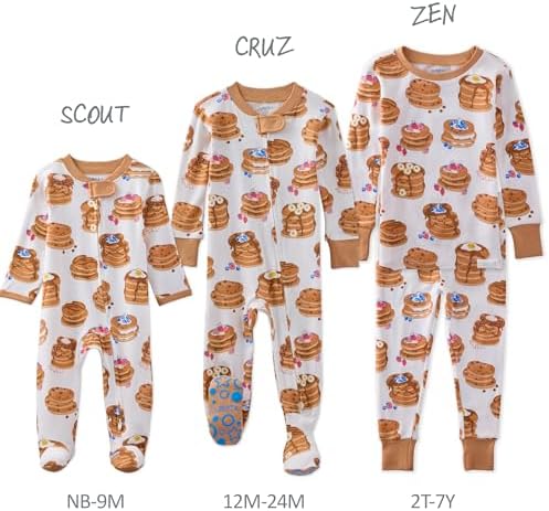 Butterblu Scout Sleep & Play 100% Organic Cotton Footed Zip Front PJs | GOTS - Image 5