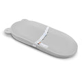 Waterproof Baby Changing Pad, Lightweight and Portable Changing Table with Strap for Changing Diaper, Dresser, Changing Table, Bed, Wipeable Changing Pad, Grey