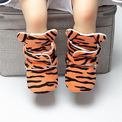 Meckior Newborn Infant Baby Girls Boys Warm Fleece Winter Booties First Walkers - Image 2