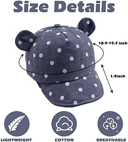 JANGANNSA Baby Duck Cap Infant Kids Sun Hat Bear Cute Cartoon Caps Spring Summer - Image 6
