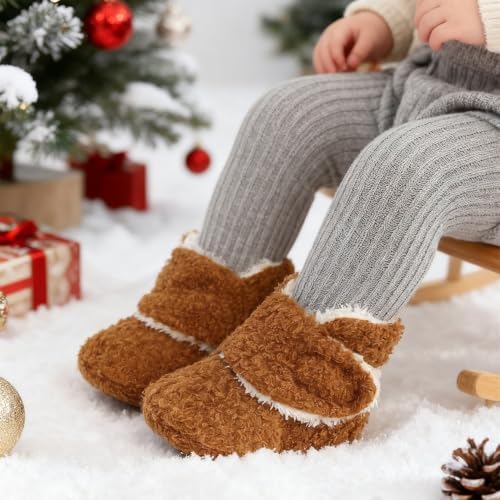 Baby Booties Cozy Fleece Slippers Soft Baby Shoes - Image 2