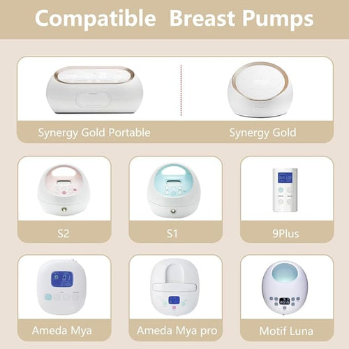 4pack Breast Pump Parts, 2pcs 17mm Flange and 2pcs Duckbill Valves for Spectra/Motif Luna/Amada MYA Breast pumps Parts, for Spectra S2 S1 9 Plus Parts, Replace to Spectra Flange Spectra Duckbill Valve