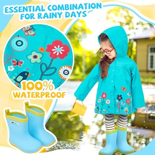 Twistover 2 Pcs Toddler Raincoat Boot Set - Image 6