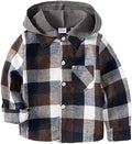 Toddler Baby Boy Long Sleeve Shirt Flannel Buffalo Plaid Shirts Button Down by KimiBear