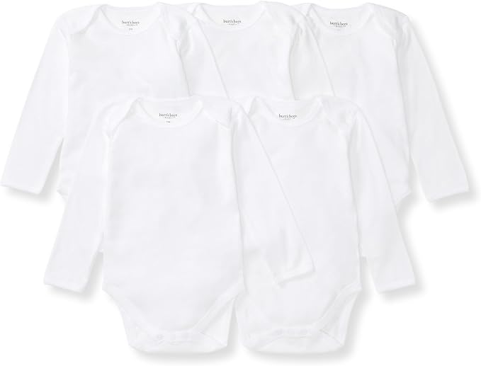 Burt's Bees Baby Unisex Bodysuits, Short Sleeve Organic Sleepwear by BurtsBeesBaby