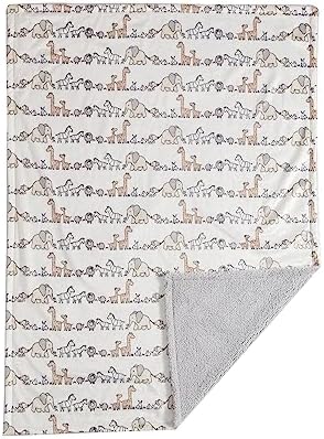 CREVENT Minky Baby Blanket for Girls Boys, Soft Plush Receiving Blanket for - Image 3