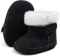 Meckior Baby Girls Cowboy Tassel Boots Side Zipper Moccasins Soft Bottom by Meckior