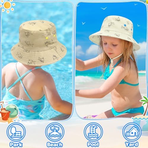 Baby Sun Hat Baby Boy Hats Toddler Hat UPF 50+ Bucket Hat - Image 4