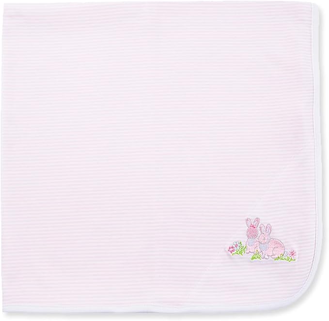 Little Me Blankets for Baby Girls' Blankets for Baby Bunnies Swaddling - Image 4
