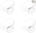 4pcs Flange Inserts 18mm Compatible with Momcozy M9/M6/M5/V1 Pro/V2 Pro/S12 Pro/S9 Pro Wearable Breast Pump, for Momcozy Breast Pump Replacement Parts, Reduce 24mm Nipple Tunnel Down to 18mm