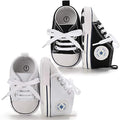 Unisex Baby Girls Boys Canvas High-top Shoes, Newborn Infant Anti-Slip Soft by KKIIDDSS
