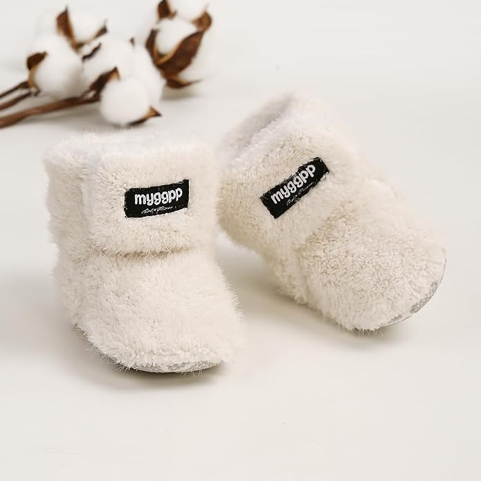 Ohwawadi Infant Baby Slippers Girls Boys Booties Warm Baby Socks Shoes Newborn - Image 8
