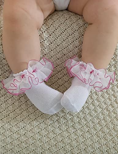 PrinceSasa Little Baby Girl Princess Lace Ruffles Socks Set - Image 2