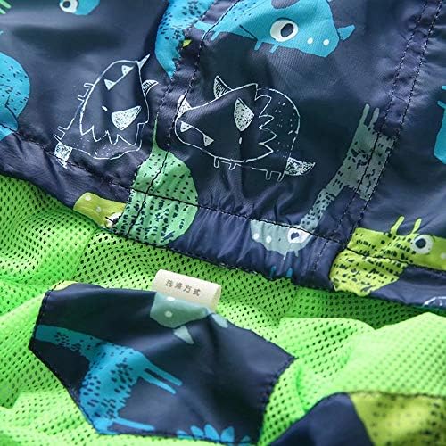 Boys' Hooded Dinosaur Jacket Windbreaker Outerwear - Image 2