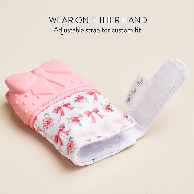 Itzy Ritzy Silicone Teething Mitt, Soothing Infant Teething Mitten - Image 5
