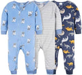 Gerber Baby Boys 3-Pack Fleece Footless Pajamas by Gerber