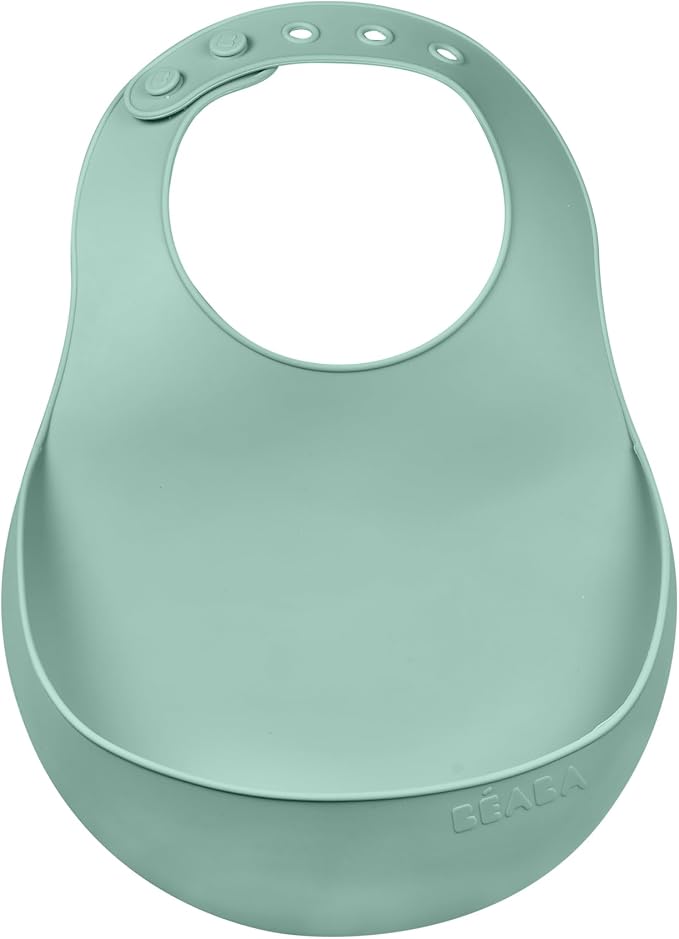 Beaba Silicone Baby Bib, Made by BEABAUSA