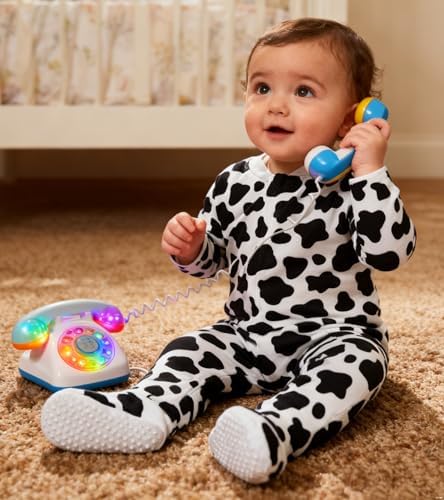 uideazone Baby Girls Footed Pajamas, Zip Sleeper - Image 3