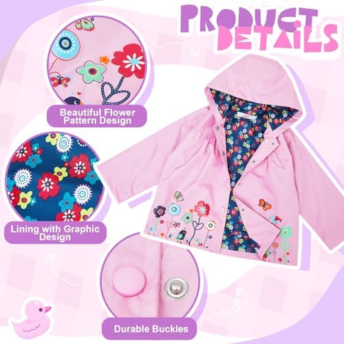 Twistover 2 Pcs Toddler Raincoat Boot Set - Image 3