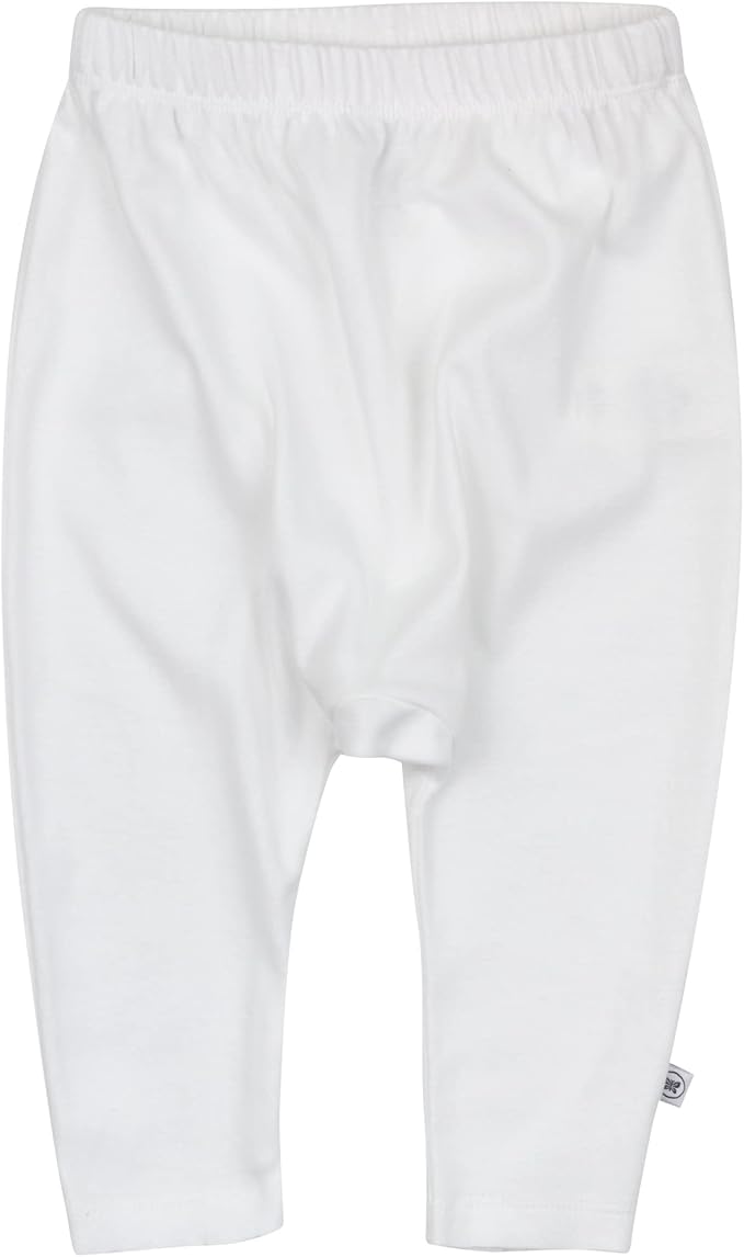 HonestBaby Unisex-Baby Multipack Harem Pants Roomy Fit Pull on Bottoms 100% - Image 5