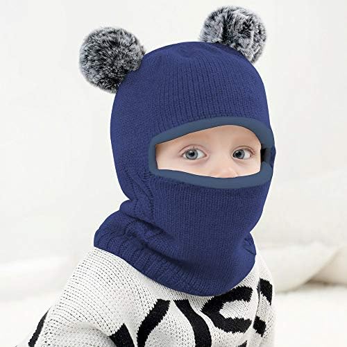 Baby Winter Hat Scarf Set, Unisex Infant Toddler Kids Hat Scarf - Image 4