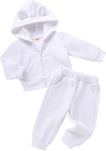 Happy Town Baby Clothes for Girls Boys Clothes Solid Color Zipper Hoodie and by HappyTown