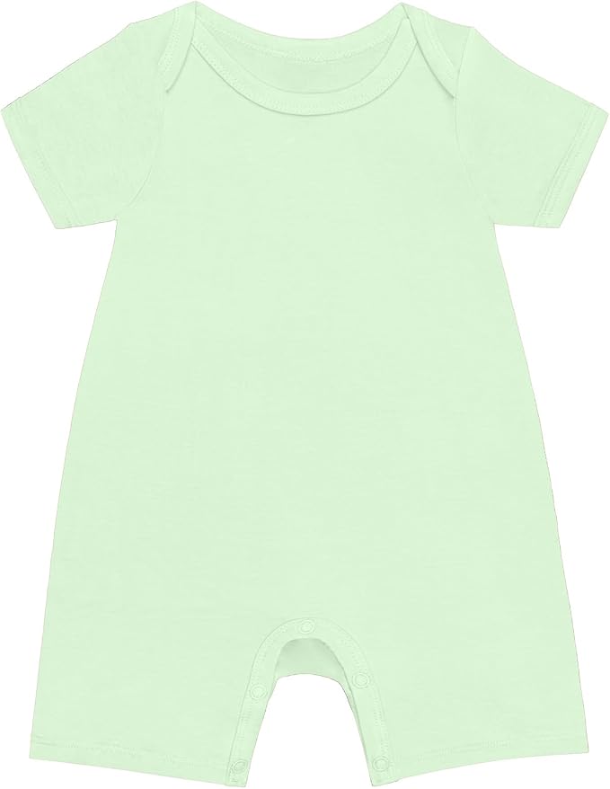 GUISBY Baby Rayon Romper Pajamas, 0-24M | Silky Soft Feel，Snap Closure，Footless by GUISBY