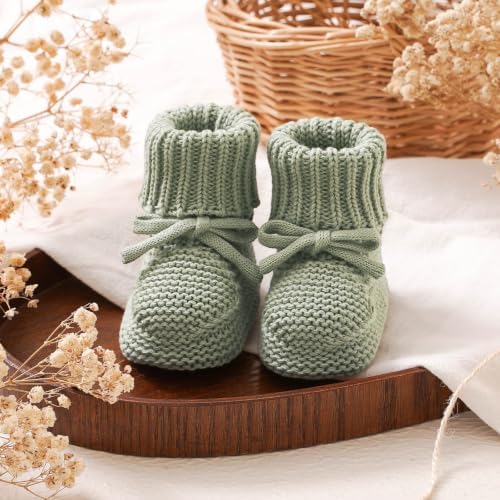 Hadetoto Baby Headband and Booties Set, 100% Organic Cotton - Image 6