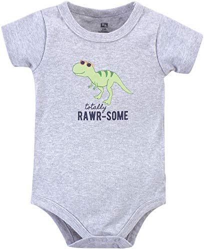 Hudson Baby Unisex Baby Cotton Bodysuit, Shorts and Shoe Set - Image 3