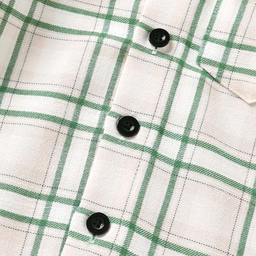 YOUNGER STAR Toddler Kids Boys Girls Flannel Hooded Plaid Shirt Button Baby Red - Image 5