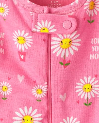 The Children's Place baby-girls And Toddler Snug Fit 100% Cotton Short Sleeve - Image 2