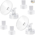 16mm Flange and Duckbill Valve Compatible with Spectra S1 Spectra S2 Spectra9 Plus Synergy Gold Breast Pump, Spectra Pump Parts S2 Parts S2 Accessories Replacement