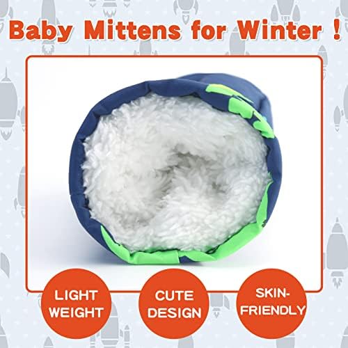 BAVST Toddler Waterproof Mittens Fleece Lined Baby Boys Girls Winter Warm Glove - Image 2