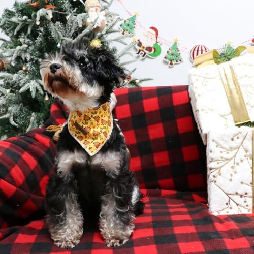 Lionet Paws Thanksgiving Dog Bandana Washable Cotton Handkerchief Scarf - Image 4