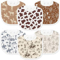 Baby Bibs for Baby Boys Girls 6-Pack by Unknown