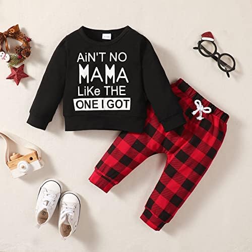 YALLET Baby Toddler Boy Clothes Fall Winter Outfit Long Sleeve Sweatshirts - Image 2