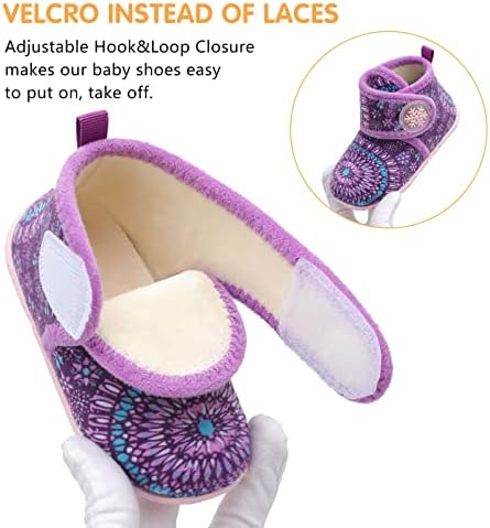 FEETCITY Baby Booties Girls Boys Infant Slippers First Walkers Shoes Warm Socks - Image 4