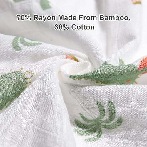 Baby Swaddle Blankets, Bamboo Muslin Receiving Blanket | 1-Pack, Lightweight & - Image 5