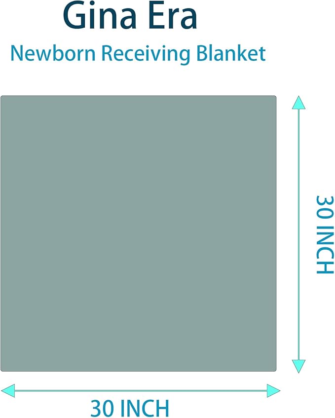 Gina Era Flannel Receiving Blankets, Baby Swaddle Blankets 100% Cotton 4 Pcs - Image 3