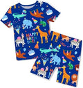 babee Reshinee Bamboo Viscose Toddler Boys Pajamas Set, Short Sleeve Kids by babeeReshinee