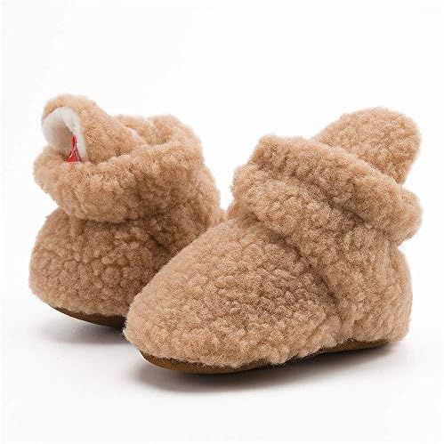 HsdsBebe Unisex Newborn Baby Cotton Booties Non-Slip Sole - Image 3